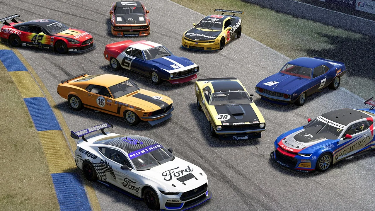 Проект Motor Racing представляет V8 Power Pack с девятью автомобилями и новой трассой
