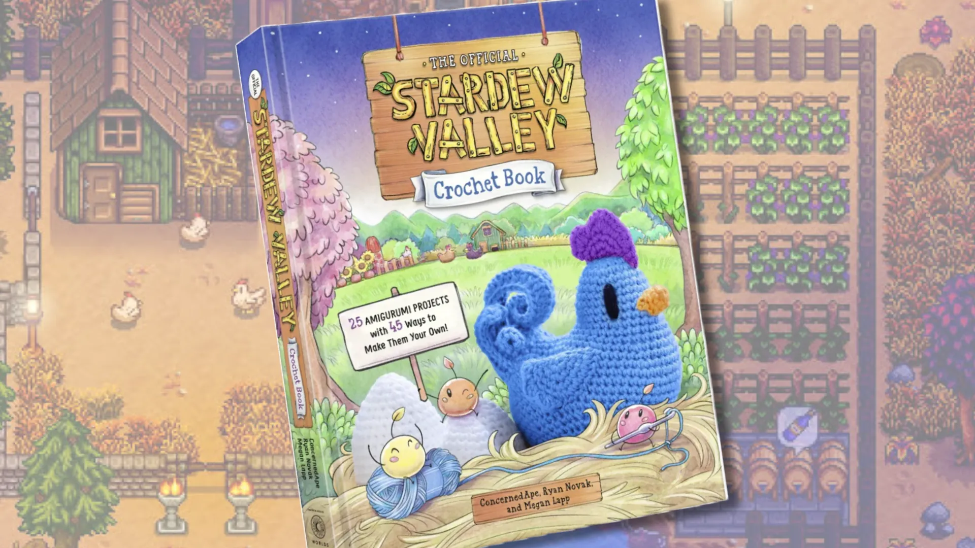 Stardew Valley получит официальную книгу по вязанию крючком с 45 очаровательными проектами