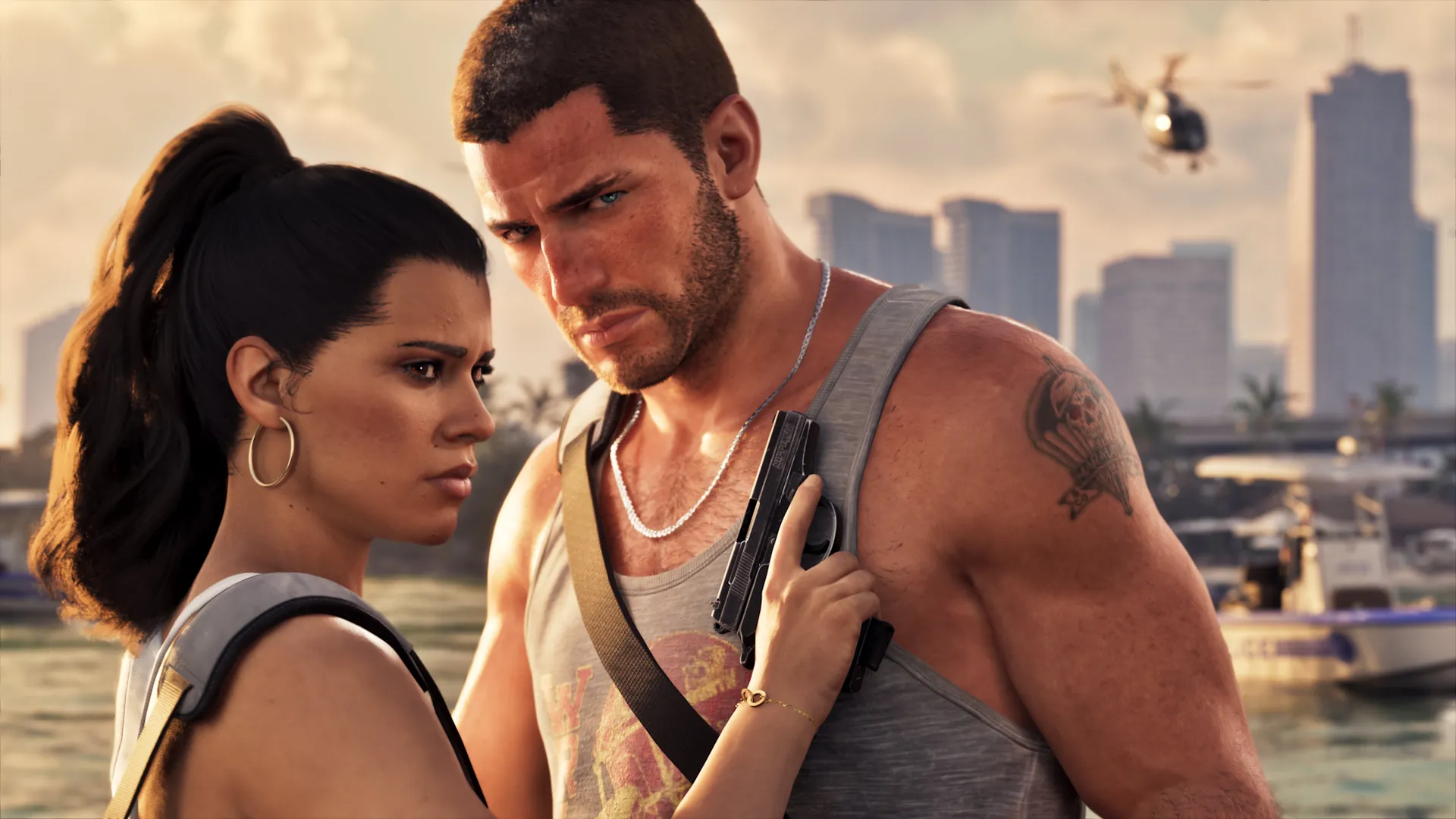 Новые скриншоты GTA 6 показывают отношения Люсии и Джейсона