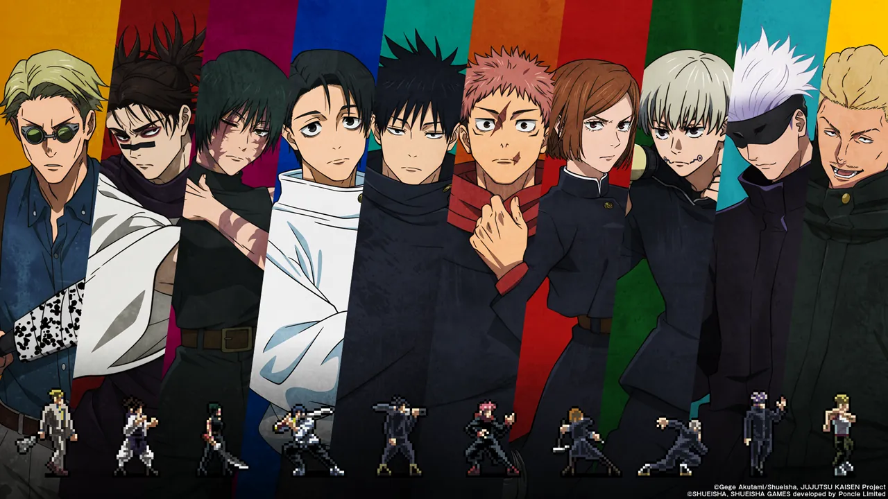 Jujutsu Kaisen Rumble: Survivaton анонсирован как неожиданный кроссовер от студии Vampire Survivors