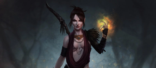 Девушка сделала впечатляющий косплей Морриган из Dragon Age