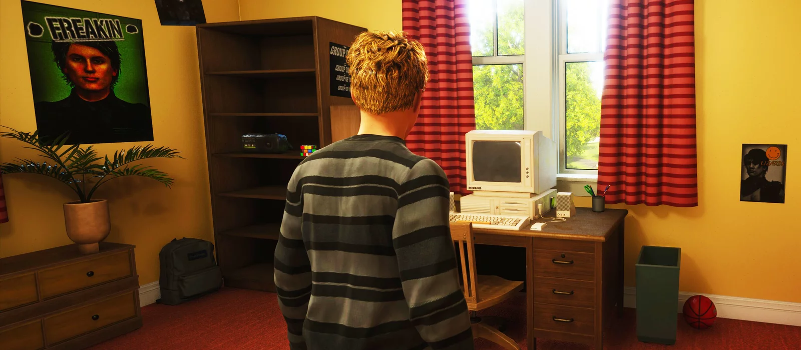 Вышел геймплей нового симулятора школьника из 2000-х с открытым миром, сюжетом и побочными квестами