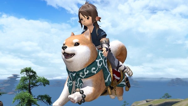 Японские игроки Final Fantasy 14 могут получить гигантскую собаку-ездового зверя, заплатив налоги