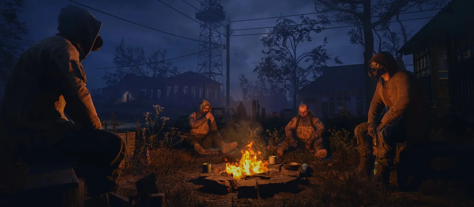 Много новых скриншотов и деталей S.T.A.L.K.E.R. 2: ночная Зона, аномалии и сталкеры у костра